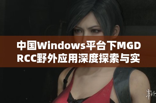 中国Windows平台下MGDRCC野外应用深度探索与实践