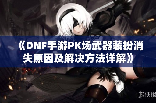 《DNF手游PK场武器装扮消失原因及解决方法详解》