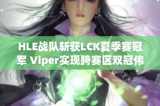 HLE战队斩获LCK夏季赛冠军 Viper实现跨赛区双冠伟业