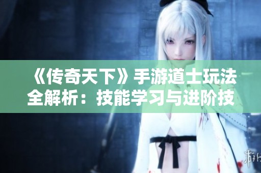 《传奇天下》手游道士玩法全解析：技能学习与进阶技巧分享