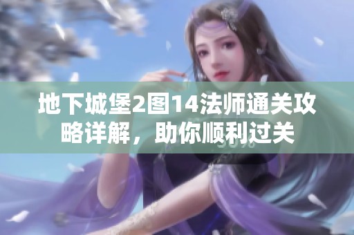 地下城堡2图14法师通关攻略详解，助你顺利过关