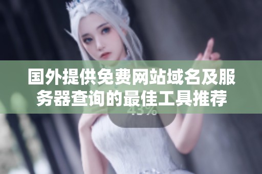 国外提供免费网站域名及服务器查询的最佳工具推荐