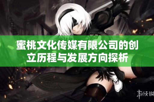 蜜桃文化传媒有限公司的创立历程与发展方向探析