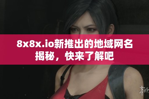 8x8x.io新推出的地域网名揭秘，快来了解吧