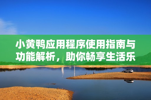 小黄鸭应用程序使用指南与功能解析，助你畅享生活乐趣