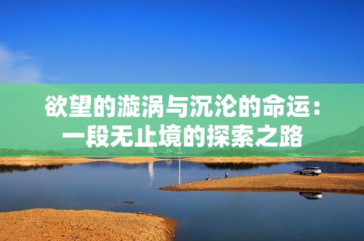 欲望的漩涡与沉沦的命运：一段无止境的探索之路