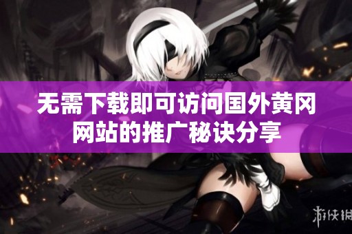 无需下载即可访问国外黄冈网站的推广秘诀分享