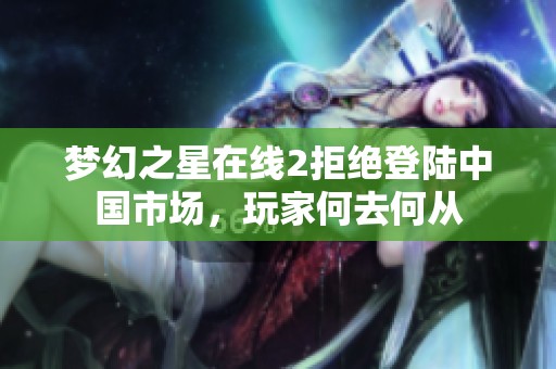 梦幻之星在线2拒绝登陆中国市场，玩家何去何从