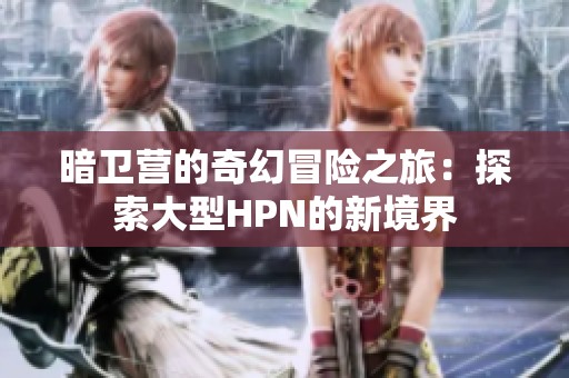 暗卫营的奇幻冒险之旅：探索大型HPN的新境界