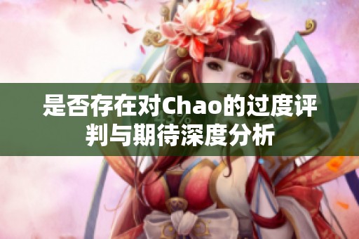 是否存在对Chao的过度评判与期待深度分析