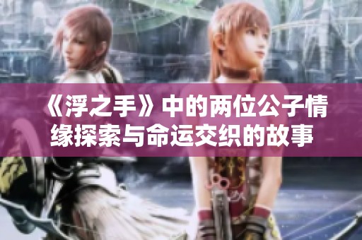 《浮之手》中的两位公子情缘探索与命运交织的故事