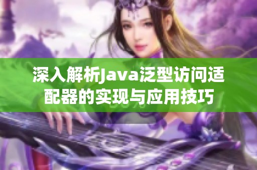 深入解析Java泛型访问适配器的实现与应用技巧