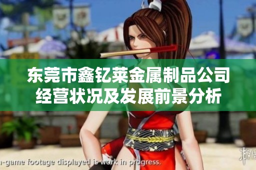 东莞市鑫钇莱金属制品公司经营状况及发展前景分析