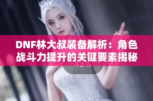 DNF林大叔装备解析：角色战斗力提升的关键要素揭秘