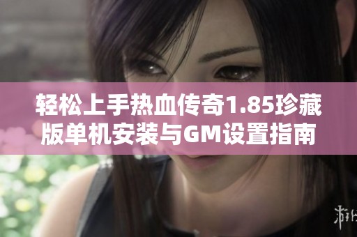 轻松上手热血传奇1.85珍藏版单机安装与GM设置指南