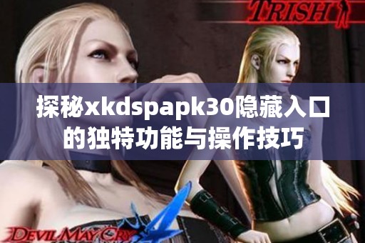 探秘xkdspapk30隐藏入口的独特功能与操作技巧