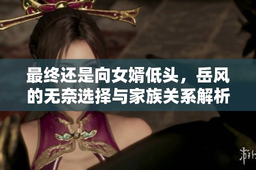 最终还是向女婿低头，岳风的无奈选择与家族关系解析