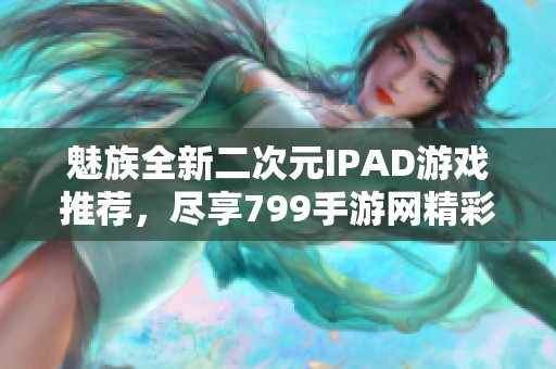 魅族全新二次元IPAD游戏推荐，尽享799手游网精彩体验