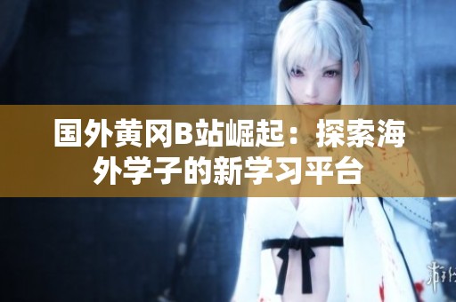 国外黄冈B站崛起：探索海外学子的新学习平台