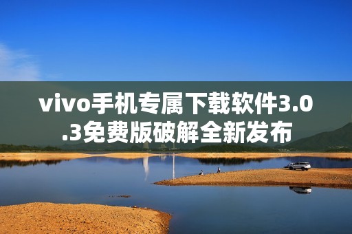 vivo手机专属下载软件3.0.3免费版破解全新发布