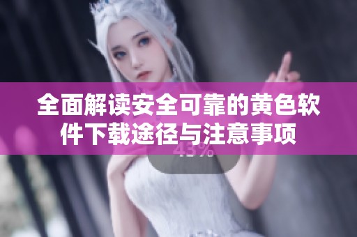 全面解读安全可靠的黄色软件下载途径与注意事项