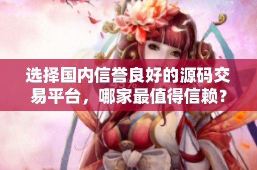 选择国内信誉良好的源码交易平台，哪家最值得信赖？