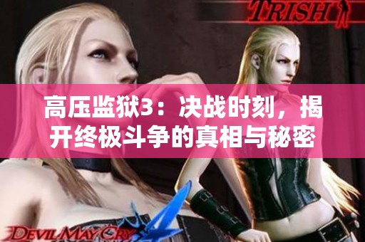 高压监狱3：决战时刻，揭开终极斗争的真相与秘密