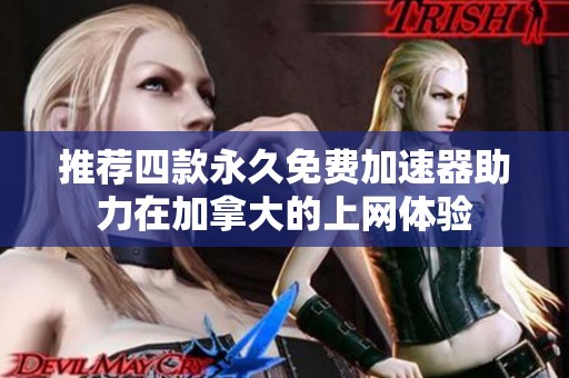 推荐四款永久免费加速器助力在加拿大的上网体验