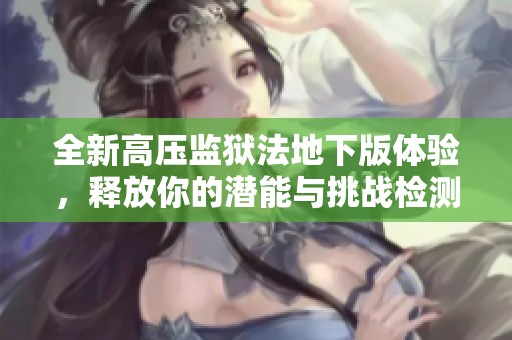 全新高压监狱法地下版体验，释放你的潜能与挑战检测