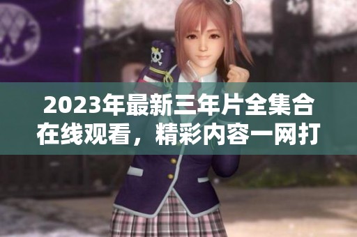 2023年最新三年片全集合在线观看，精彩内容一网打尽