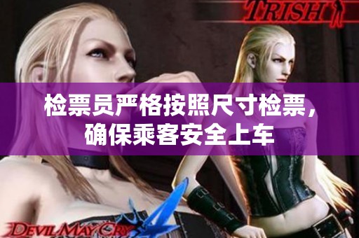 检票员严格按照尺寸检票，确保乘客安全上车