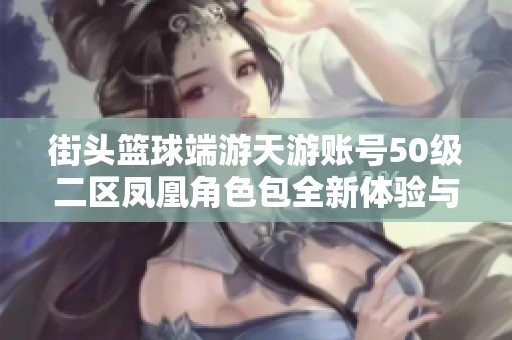街头篮球端游天游账号50级二区凤凰角色包全新体验与魅力展现