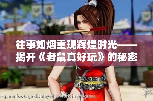 往事如烟重现辉煌时光——揭开《老鼠真好玩》的秘密与魅力