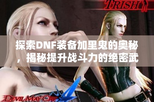 探索DNF装备加里鬼的奥秘，揭秘提升战斗力的绝密武器