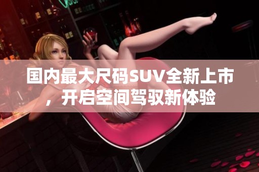国内最大尺码SUV全新上市，开启空间驾驭新体验