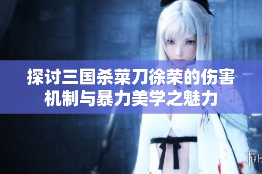 探讨三国杀菜刀徐荣的伤害机制与暴力美学之魅力