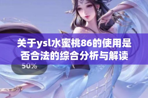 关于ysl水蜜桃86的使用是否合法的综合分析与解读