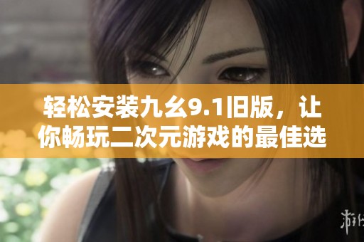 轻松安装九幺9.1旧版，让你畅玩二次元游戏的最佳选择