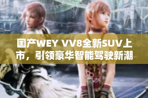 国产WEY VV8全新SUV上市，引领豪华智能驾驶新潮流