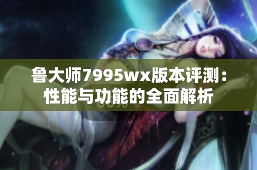 鲁大师7995wx版本评测：性能与功能的全面解析