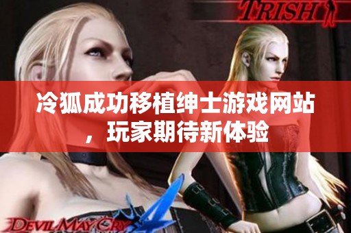 冷狐成功移植绅士游戏网站，玩家期待新体验