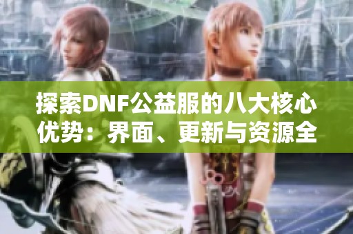 探索DNF公益服的八大核心优势：界面、更新与资源全解析