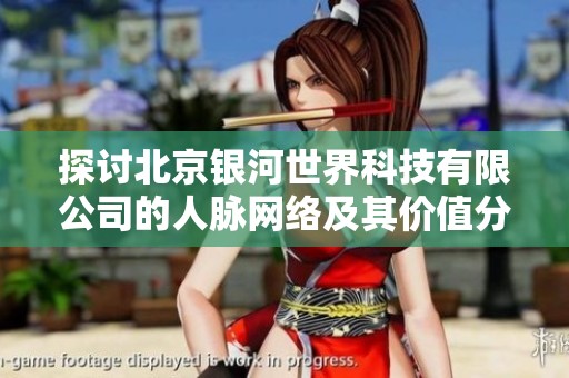 探讨北京银河世界科技有限公司的人脉网络及其价值分析