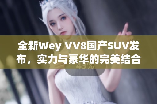 全新Wey VV8国产SUV发布，实力与豪华的完美结合