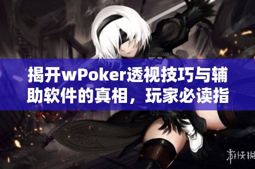 揭开wPoker透视技巧与辅助软件的真相，玩家必读指南