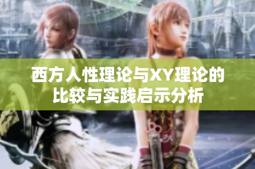 西方人性理论与XY理论的比较与实践启示分析