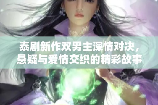 泰剧新作双男主深情对决，悬疑与爱情交织的精彩故事