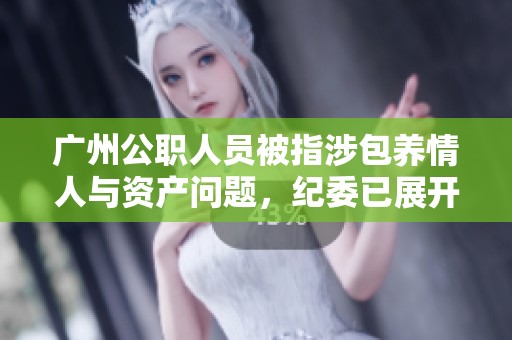 广州公职人员被指涉包养情人与资产问题，纪委已展开调查