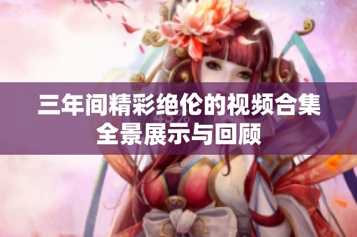 三年间精彩绝伦的视频合集全景展示与回顾