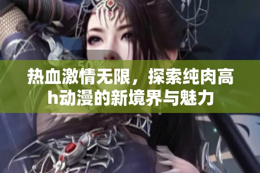 热血激情无限，探索纯肉高h动漫的新境界与魅力